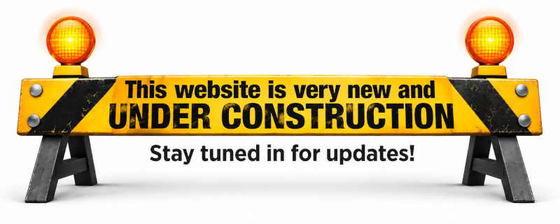 Website Under Construction Barricade